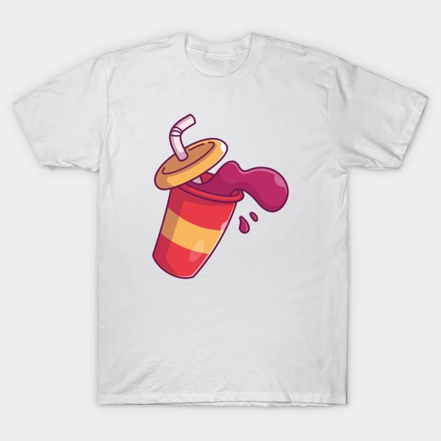 Soda drinks cartoon T-Shirt by Catalyst Labs